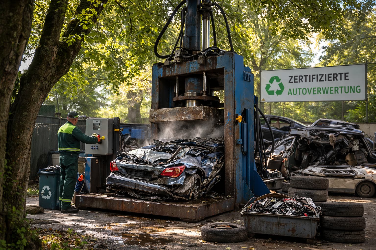 Zertifizierte KFZ Entsorgung NRW
